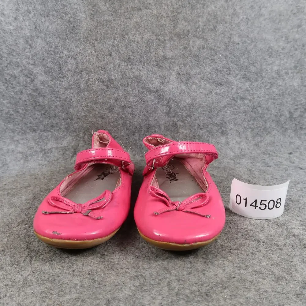 Circo Shoes Kids Toddler 10 Ballet Flats Mary Jane Strap Pink Bow Round Toe Girl